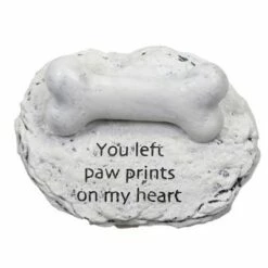 Promo ❤️ Home & Garden 1.25" Memorial 🐶 Dog Bone Sympathy Bereavement Roman, Inc - Outdoor Sculptures And Statues 🧨 -Garden Decor Shop unnamed file 11638