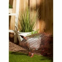 Deals ❤️ Zingz & Thingz Zingz & Thingz 17.5" Iron Chicken Wire Pig Sculpture Brown ⭐ -Garden Decor Shop unnamed file 11651