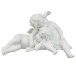 Best Sale 🎁 Design Toscano Blissful Slumber Cherubs Bonded Marble Resin Statue - White ✔️ -Garden Decor Shop unnamed file 11661
