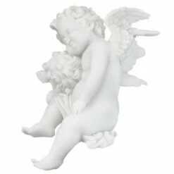 Best Sale 🎁 Design Toscano Blissful Slumber Cherubs Bonded Marble Resin Statue - White ✔️ -Garden Decor Shop unnamed file 11664