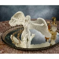 Buy 😍 Design Toscano Pray For Peace Bonded Marble Angel Statue - Off-White ✨