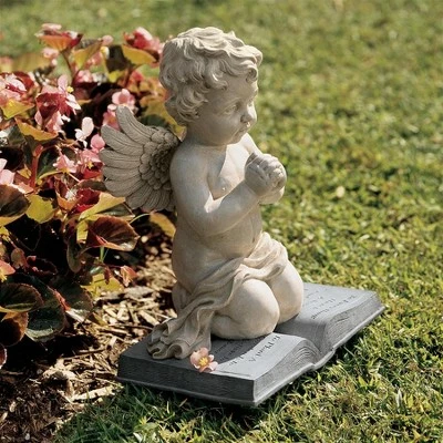 Deals ⭐ Design Toscano A Cherub's Prayer Statue - Off-White ✨ 4 Deals ⭐ Design Toscano A Cherub's Prayer Statue - Off-White ✨ - Image 2