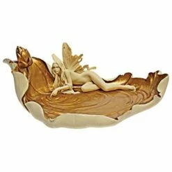 Hot Sale 🧨 Design Toscano A Fairy's Secret Place Sculpture - Off-White 🎁