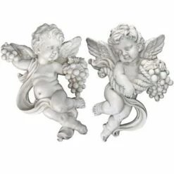 Promo ✔️ Design Toscano Cherub Harvest Wall Sculptures - Multicolored 🥰 -Garden Decor Shop unnamed file 11716
