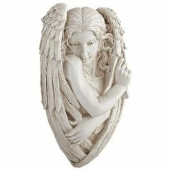 Flash Sale ✨ Design Toscano Tristan, The Timid Angel Wall Sculpture - Off-White ⭐