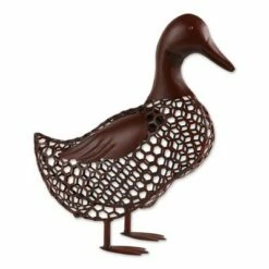 Best reviews of β€οΈ Zingz & Thingz Zingz & Thingz 14.5" Iron Chicken Wire Duck Sculpture Bronze β
