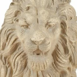 Outlet 🔔 Zingz & Thingz Zingz & Thingz 12.25" Polyresin Lion Statue Ivory ✨ -Garden Decor Shop unnamed file 11770