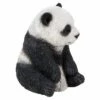 Outlet 🔥 HI-LINE GIFT LTD 6" Polyresin Sitting Drowsy Panda Outdoor Statue Black/White - Hi-Line Gift 👏