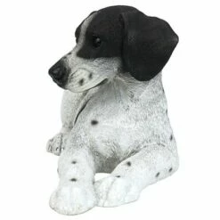 Best Sale ๐ฅ Design Toscano Black & White Pointer Puppy ๐ฆฎ Dog Statue - White ๐
