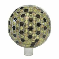 Coupon π Home & Garden 10.0" Honeycomb Gazing Ball Mosaic Glass Evergreen Enterprises Inc - Outdoor Sculptures And Statues β