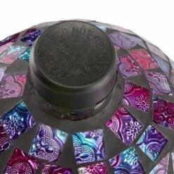 Buy 😀 12" x 10" Indoor/Outdoor Embossed Pattern Glass Gazing Globe Purple - Alpine Corporation 🌟 -Garden Decor Shop unnamed file 11890