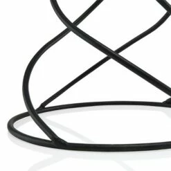 Promo 😍 8" x 9" Indoor/Outdoor Spiraling Metal Gazing Globe Stand Black - Alpine Corporation 🎁 -Garden Decor Shop unnamed file 11903