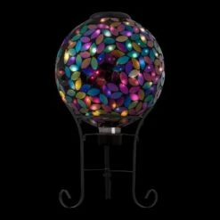 Promo ❤️ Alpine Corporation Alpine 11" Solar Mosaic Iron/Glass Gazing Globe with Stand Purple 🧨 -Garden Decor Shop unnamed file 11918