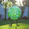 Hot Sale 😍 24" x 16" Indoor/Outdoor Glass Gazing Globe with LED Lights and Stand Green - Alpine Corporation 👍 2 Hot Sale 😍 24" x 16" Indoor/Outdoor Glass Gazing Globe with LED Lights and Stand Green - Alpine Corporation 👍 -Garden Decor Shop unnamed file 11926