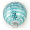 Brand new ❤️ Alpine Corporation Alpine 11" Petals Mosaic Glass Gazing Globe Blue ⌛ -Garden Decor Shop unnamed file 11930