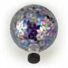 Promo 😉 Alpine Corporation 12" Glass Pearlized Petals Mosaic Gazing Globe with Petal Pattern Purple 😉 -Garden Decor Shop unnamed file 11938