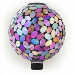 Best Pirce 🧨 Alpine Corporation Alpine 11" Solar Mosaic Iron/Glass Gazing Globe with Stand Pink 🤩 -Garden Decor Shop unnamed file 11941