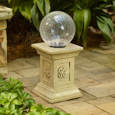 Top 10 βοΈ Crackled Glass Solar Gazing Ball Beige - Smart Solar π₯° 3 Top 10 βοΈ Crackled Glass Solar Gazing Ball Beige - Smart Solar π₯° - Image 2