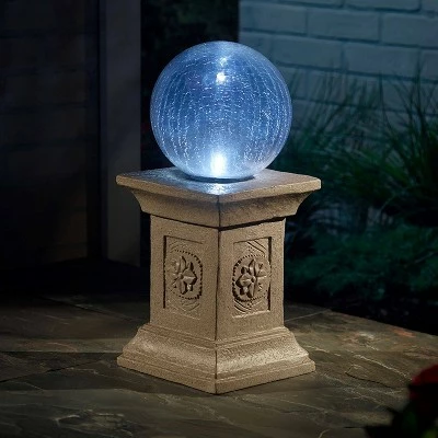Top 10 βοΈ Crackled Glass Solar Gazing Ball Beige - Smart Solar π₯° 4 Top 10 βοΈ Crackled Glass Solar Gazing Ball Beige - Smart Solar π₯° - Image 3