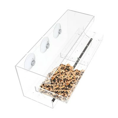 Best deal 🔔 Sun Joe SJ-WBF-WN Outdoor Window Bird Feeder with 2 Sliding Seed Trays and Drain Holes 🧨 3 Best deal 🔔 Sun Joe SJ-WBF-WN Outdoor Window Bird Feeder with 2 Sliding Seed Trays and Drain Holes 🧨