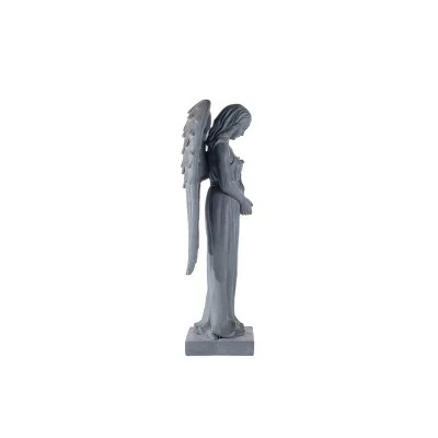 Flash Sale ⌛ 37" Indoor/Outdoor Resin Standing Angel Garden Statue Gray - Alfresco Home LLC 🧨 4 Flash Sale ⌛ 37" Indoor/Outdoor Resin Standing Angel Garden Statue Gray - Alfresco Home LLC 🧨 - Image 3