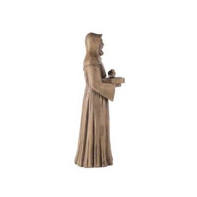 Hot Sale π₯ 36" Indoor/Outdoor Resin St. Francis Garden Statue Brown - Alfresco Home LLC π 4 Hot Sale π₯ 36" Indoor/Outdoor Resin St. Francis Garden Statue Brown - Alfresco Home LLC π - Image 2