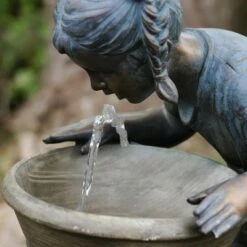 Hot Sale 🎉 Northlight 31" Children at the Fountain Outdoor Patio Garden Water Fountain - Bronze/Black 😀 -Garden Decor Shop unnamed file 12026