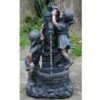 Outlet ⌛ Northlight 29" Children at the Water Pump Well Outdoor Patio Garden Fountain - Black/Bronze 🔥 -Garden Decor Shop unnamed file 12028