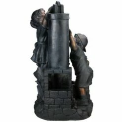 Outlet ⌛ Northlight 29" Children at the Water Pump Well Outdoor Patio Garden Fountain - Black/Bronze 🔥 -Garden Decor Shop unnamed file 12029