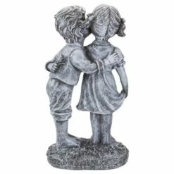 Best deal 🎉 Northlight 12.5" Peck on the Cheek Outdoor Garden Statue 💯 -Garden Decor Shop unnamed file 12044