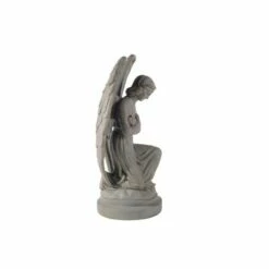 Promo 🎁 31" Resin Indoor/Outdoor Kneeling Angel Garden Statue Gray - Alfresco Home LLC ⭐ -Garden Decor Shop unnamed file 12067