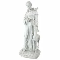 Deals 🎁 Design Toscano Saint Francis Of Assisi, Patron Saint Of Animals Garden Statue - Off-White ✔️ -Garden Decor Shop unnamed file 12087