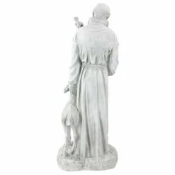 Deals 🎁 Design Toscano Saint Francis Of Assisi, Patron Saint Of Animals Garden Statue - Off-White ✔️ -Garden Decor Shop unnamed file 12089