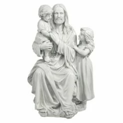 Best Sale ✨ Design Toscano Jesus Loves The Little Children Garden Sculpture - Off-White 🤩 -Garden Decor Shop unnamed file 12092