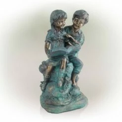 Best Pirce π― Alpine Corporation 15" Polyresin Boy and Girl Reading Statue Bronze π 8 Best Pirce π― Alpine Corporation 15" Polyresin Boy and Girl Reading Statue Bronze π -Garden Decor Shop unnamed file 12128