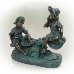 Brand new π Alpine Corporation 14" Indoor/Outdoor Girl and Boy Playing on Teeter Totter Statue Yard Décor Bronze π 9 Brand new π Alpine Corporation 14" Indoor/Outdoor Girl and Boy Playing on Teeter Totter Statue Yard Décor Bronze π -Garden Decor Shop unnamed file 12132