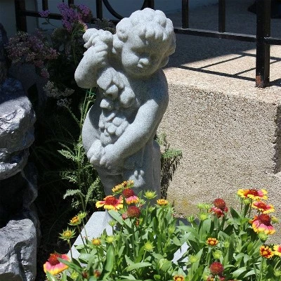 Top 10 ⭐ 23.75" Lawn Decor Cupid Statuary - Sand - Emsco 👏 4 Top 10 ⭐ 23.75" Lawn Decor Cupid Statuary - Sand - Emsco 👏 - Image 2