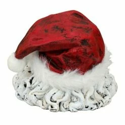 New ⭐ Design Toscano Ho-Ho-Hold It Santa Mantel Stocking Holder Statue, multi-colored ⭐ -Garden Decor Shop unnamed file 12194