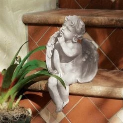 Cheapest 👏 Design Toscano Angel Of Contemplation Statue - Off-White 😀 -Garden Decor Shop unnamed file 12197
