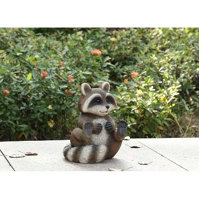 Best Sale π HI-LINE GIFT LTD 11.25" Polyresin Raccoon Sitting Outdoor Statue Brown - Hi-Line Gift π€© 6 Best Sale π HI-LINE GIFT LTD 11.25" Polyresin Raccoon Sitting Outdoor Statue Brown - Hi-Line Gift π€© - Image 4