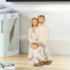 Deals ⌛ 6.2" Resin Family Figurine Ornaments Home Decoration - Watnature 😍 -Garden Decor Shop unnamed file 12219