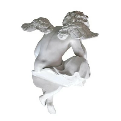 Outlet ✨ Design Toscano Mourning Mortality Sitting Cherub Sculpture - Off-White ⭐ 6 Outlet ✨ Design Toscano Mourning Mortality Sitting Cherub Sculpture - Off-White ⭐ - Image 4