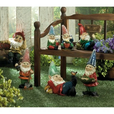 Discount π Zingz & Thingz Zingz & Thingz 10" Lazy Gnome Solar Statue βοΈ 5 Discount π Zingz & Thingz Zingz & Thingz 10" Lazy Gnome Solar Statue βοΈ - Image 3