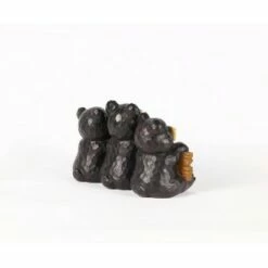 Outlet 😍 HI-LINE GIFT LTD 8.5" Polyresin Bear Family with Welcome Sign Outdoor Statue Black - Hi-Line Gift 👏 -Garden Decor Shop unnamed file 1229