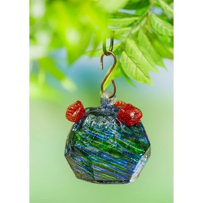 Best reviews of ๐ Evergreen Large Glass Hummingbird Feeder, Blue and Green Sparkle Swirl- 6x7x6 in Fade and Weather Resistant โ๏ธ 3 Best reviews of ๐ Evergreen Large Glass Hummingbird Feeder, Blue and Green Sparkle Swirl- 6x7x6 in Fade and Weather Resistant โ๏ธ
