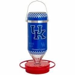 Coupon π Hummer's Galore Hanging Glass Hummingbird Feeder, NCAA Bird Feeder for Outdoors, Backyard, & Garden, 32 Oz π