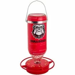 Coupon 🎉 Hummer's Galore Hanging Glass Hummingbird Feeder, NCAA Bird Feeder for Outdoors, Backyard, & Garden, 32 Oz 😀 -Garden Decor Shop unnamed file 12303