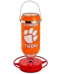 Coupon 🎉 Hummer's Galore Hanging Glass Hummingbird Feeder, NCAA Bird Feeder for Outdoors, Backyard, & Garden, 32 Oz 😀 -Garden Decor Shop unnamed file 12306