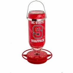 Coupon 🎉 Hummer's Galore Hanging Glass Hummingbird Feeder, NCAA Bird Feeder for Outdoors, Backyard, & Garden, 32 Oz 😀 -Garden Decor Shop unnamed file 12311