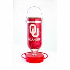 Coupon 🎉 Hummer's Galore Hanging Glass Hummingbird Feeder, NCAA Bird Feeder for Outdoors, Backyard, & Garden, 32 Oz 😀 -Garden Decor Shop unnamed file 12319